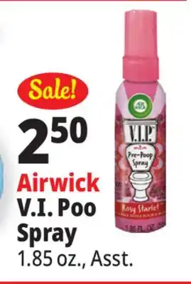 Ocean State Job Lot Airwick V.I. Poo Spray offer