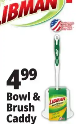 Ocean State Job Lot Libman Bowl Brush & Caddy 2 Piece offer