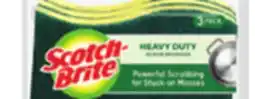 Ocean State Job Lot Scotch-Brite Heavy-Duty Scrub Sponges 3 Count offer