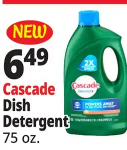 Ocean State Job Lot Cascade Complete Citrus Dishwasher Detergent with Dawn 75 oz offer