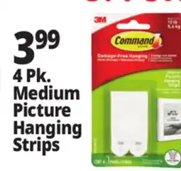 Ocean State Job Lot Command 3M Large White Picture Hanging Strips 4 Count offer