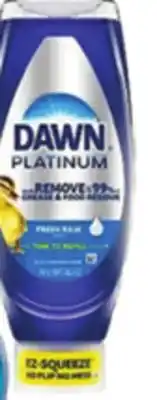 Ocean State Job Lot Dawn Platinum EZ-Squeeze Liquid Dish Detergent 24.3 oz offer