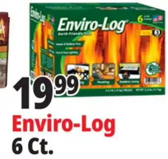 Ocean State Job Lot Enviro-Log Earth Friendly Fire Logs 6 Count offer