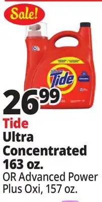 Ocean State Job Lot Tide Ultra Concentrated Original Laundry Detergent 163 oz offer