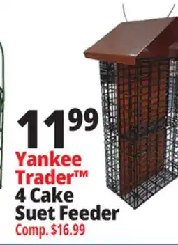 Ocean State Job Lot Yankee Trader 4 Cake Suet Feeder offer