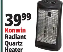 Ocean State Job Lot Konwin Infrared Quartz Tower Heater with Fan offer