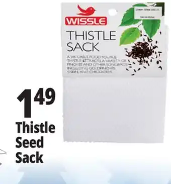 Ocean State Job Lot Wissle Thistle Sack Bird Feeder offer