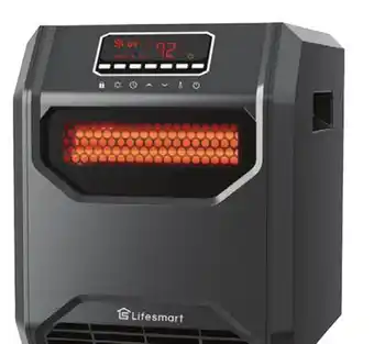 Ocean State Job Lot Lifesmart 6-Element Infrared Heater with Front Intake Vent and Remote offer