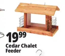 Ocean State Job Lot Cedar Chalet Feeder offer