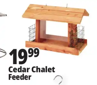 Ocean State Job Lot Cedar Chalet Feeder offer