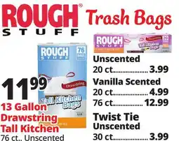 Ocean State Job Lot Rough Stuff Trash Bags offer