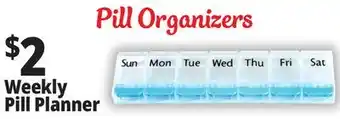 Ocean State Job Lot Weekly Pill Planner offer