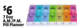 Ocean State Job Lot 7 Day Pill Planner offer