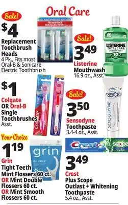 Ocean State Job Lot Oral Care offer