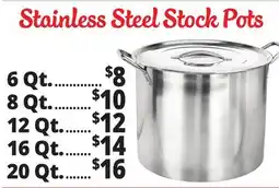 Ocean State Job Lot Stainless Steel Stock Pots offer