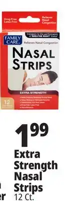 Ocean State Job Lot Family Care Extra Strength Nasal Strips 12 Count offer