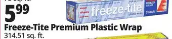 Ocean State Job Lot freeze-tite Premium Freezer Gauge Plastic Wrap 315 Sq ft offer