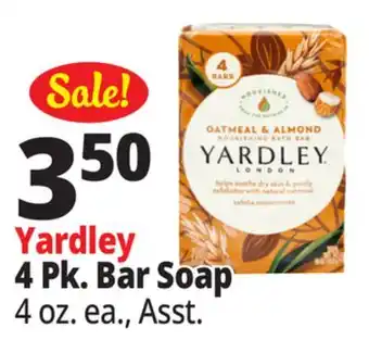 Ocean State Job Lot Yardley London Oatmeal & Almond Bar Soap 4 Count offer