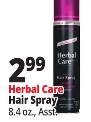 Ocean State Job Lot Herbal Care Hair Spray offer