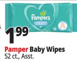 Ocean State Job Lot Pamper Baby Wipes offer