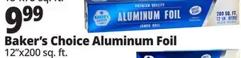 Ocean State Job Lot Baker's Choice Premium Quality Aluminum Foil Jumbo Roll 200 sq ft offer