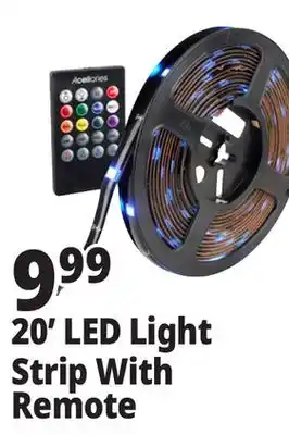 Ocean State Job Lot 20' LED Light Strip With Remote offer