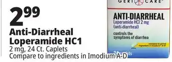 Ocean State Job Lot Geri-Care 2 mg Loperamide HCI Anti-Diarrheal Caplets 24 Caplets offer