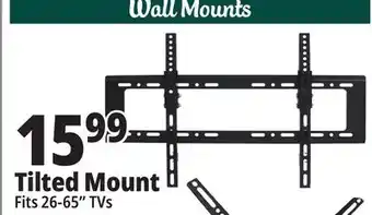 Ocean State Job Lot TechBunch Tilt Universal Wall Mount for Flat Panel TVs 26 - 65 offer