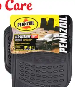 Ocean State Job Lot Penzoil 3 Pc SUV/Truck Floor Mats offer