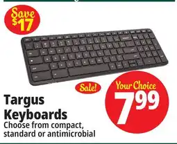 Ocean State Job Lot Targus Midsize Multi-Device Bluetooth Wireless Keyboard Blue offer