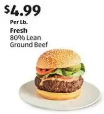 Aldi Fresh 80% Lean Ground Beef offer