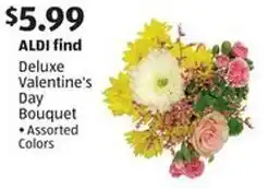 Aldi Deluxe Valentine's Day Bouquet offer