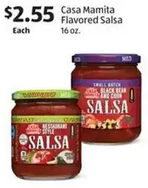 Aldi Casa Mamita Flavored Salsa offer