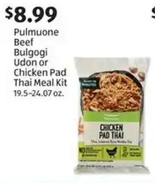 Aldi Pulmuone Beef Bulgogi Udon or Chicken Pad offer