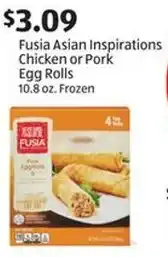 Aldi Fusia Asian Inspirations Chicken or Pork Egg Rolls offer