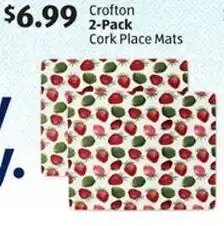 Aldi Crofton Cork Place Mats offer