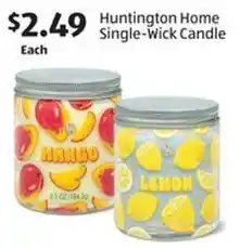 Aldi Huntington Home Single-Wick Candle offer