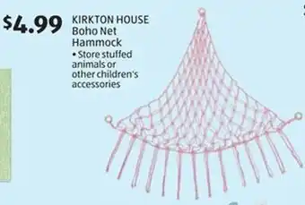 Aldi KIRKTON HOUSE Boho Net Hammock offer