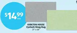 Aldi KIRKTON HOUSE Eyelash Shag Rug offer