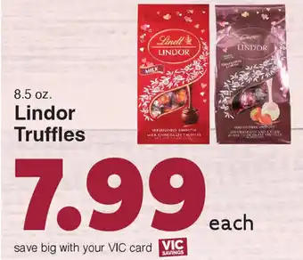Harris Teeter Lindor Truffles offer