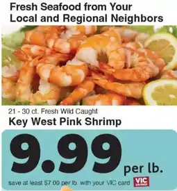 Harris Teeter Fresh Wild Caught Key West Pink Shrimp offer