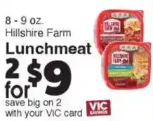 Harris Teeter Hillshire Farm Lunchmeat offer