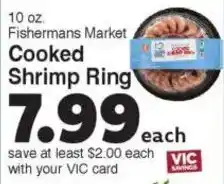 Harris Teeter Cooked Shrimp Ring offer