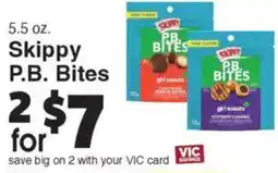 Harris Teeter Skippy P.B. Bites offer