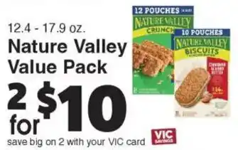 Harris Teeter Nature Valley Value Pack offer