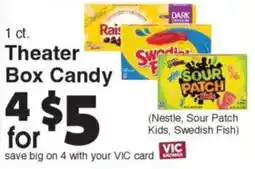 Harris Teeter Theater Box Candy offer