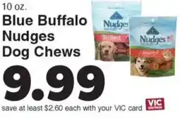 Harris Teeter Blue Buffalo Nudges Dog Chews offer