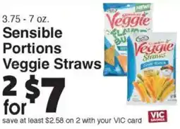 Harris Teeter Sensible Portions Veggie Straws offer