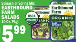 Bravo Supermarkets EARTHBOUND FARM SALADS offer