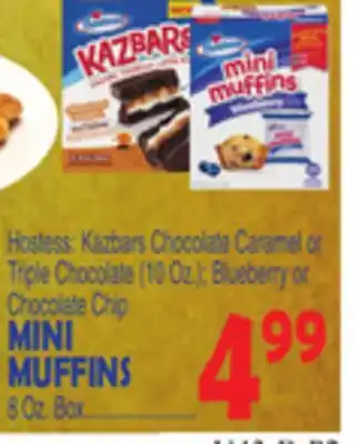 Bravo Supermarkets MINI MUFFINS 8 Oz. Box offer